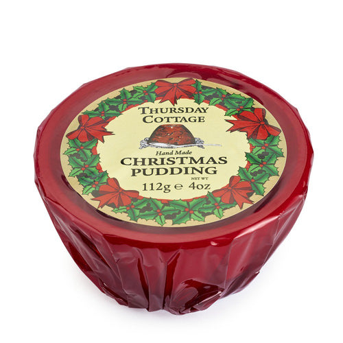 Thursday Cottage Small Christmas Pudding Cellophane Wrapped (112g)