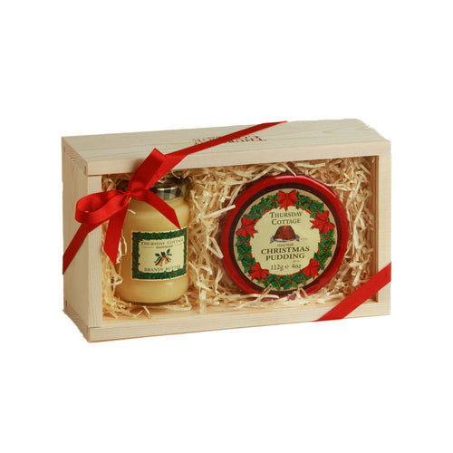 Thursday Cottage Wood Christmas Pudding Gift Box