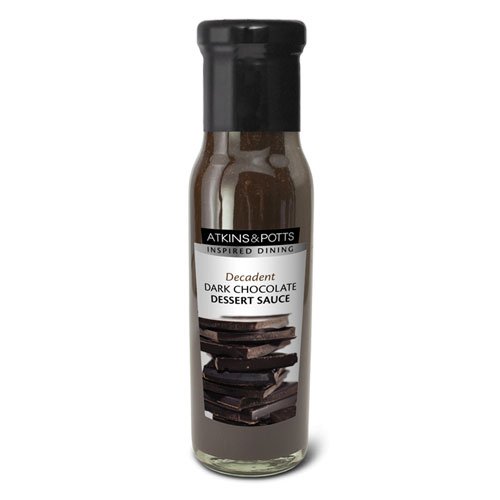 Atkins & Potts Dark Chocolate Dessert Sauce (280g)