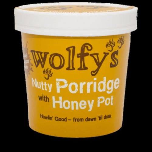 Wolfy's Nutty Porridge with Honey Pot (90g)
