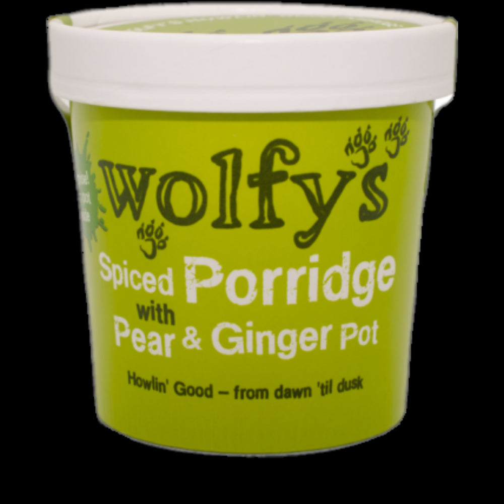 Wolfy's Spiced Porridge with Pear & Ginger Pot (102g)