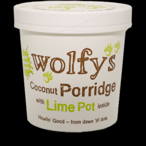 Wolfy's Coconut Porridge with Lime Pot (110g)