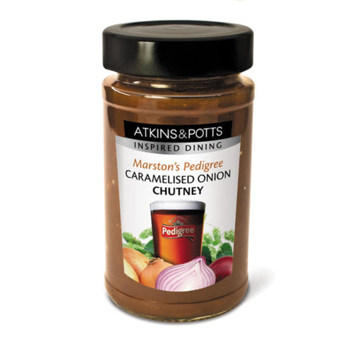 Atkins & Potts Marstons Pedigree Caramelised Onion Chutney (230g)