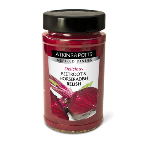 Atkins & Potts Beetroot & Horseradish Relish (230g)