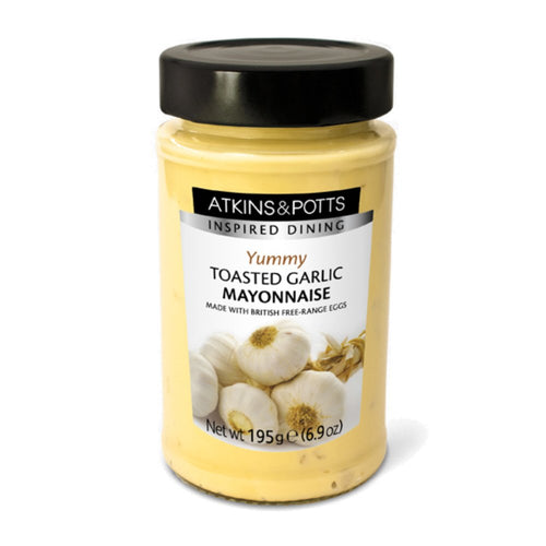 Atkins & Potts Toasted Garlic Mayonnaise (195g)