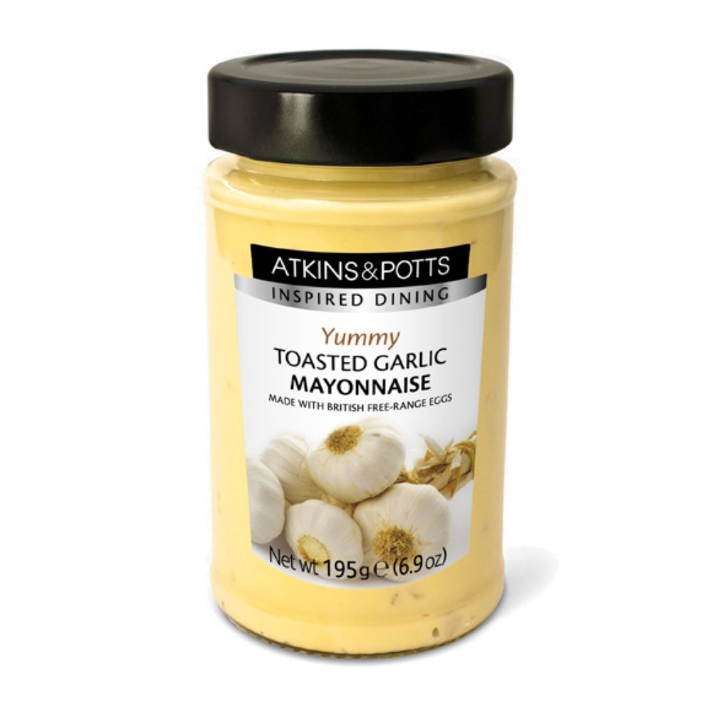 Atkins & Potts Toasted Garlic Mayonnaise (195g)