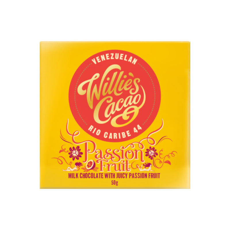 Willies Cacao Passion Fruit Venezuelan Chocolate (50g)