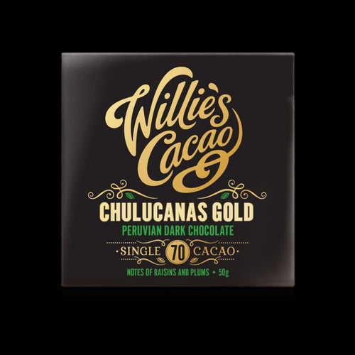 Willies Cacao Chulucanas Gold Peruvian Dark Chocolate (50g)