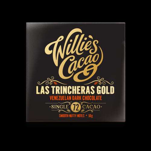Willies Cacao Las Trincheras Gold Venezuelan Dark Chocolate (50g)