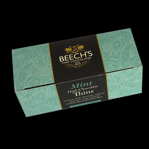 Beech's Fine Chocolates Dark Chocolate Mint Thins (150g)