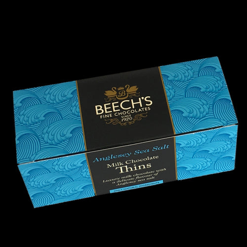 Beech's Fine Chocolates Milk Chocolate & Anglesea Sea Salt Thins (150g)