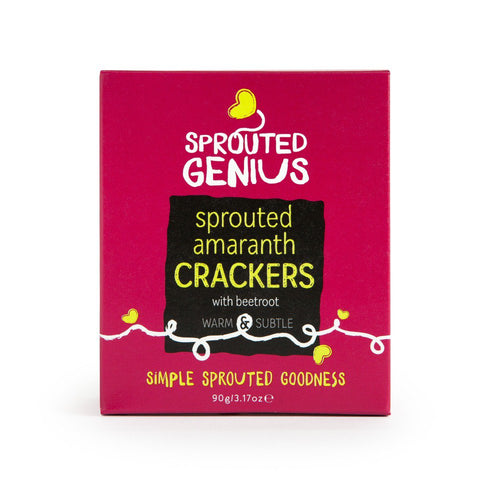 Sprouted Genius Sprouted Amaranth Crackers (90g)
