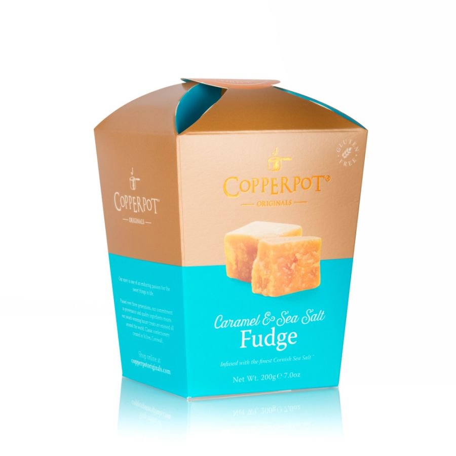 Copperpot Originals Caramel & Sea Salt Butter Fudge Petal Box (200g)
