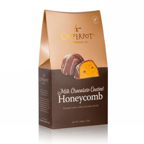 Copperpot Originals Milk Chocolate Coated Honeycomb Satchel (100g)
