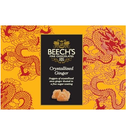 Beech's Fine Chocolates Crystalised Ginger (150g)