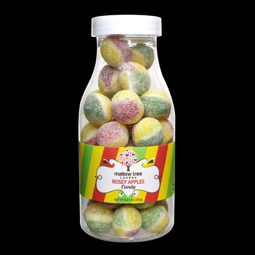Mallow Tree Rosy Apples Candy in Milk Bottle (250g)