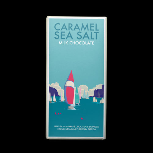 Kernow Caramel Sea Salt Milk Chocolate Bar (100g)