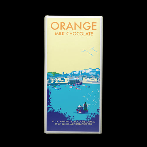 Kernow Orange Milk Chocolate Bar (100g)