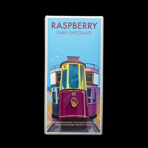 Kernow Raspberry Dark Chocolate Bar (100g)