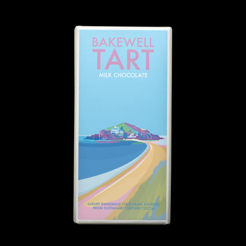 Kernow Bakewell Tark Milk Chocolate Bar (100g)