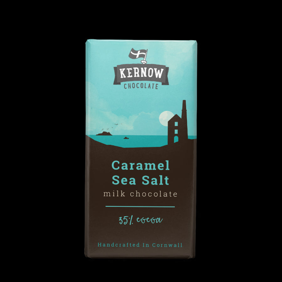 Kernow Caramel Sea Salt Milk Chocolate Mini Bar (37g)