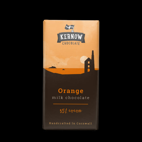 Kernow Orange Milk Chocolate Mini Bar (37g)