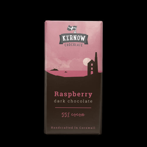 Kernow Raspberry Dark Chocolate Mini Bar (37g)