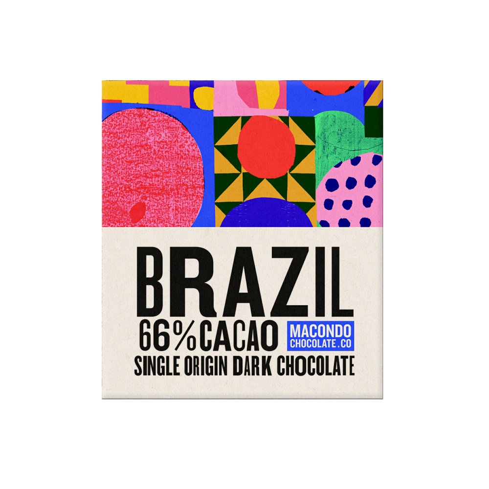Kernow Brazil 66% Single Origin Chocolate (60g)