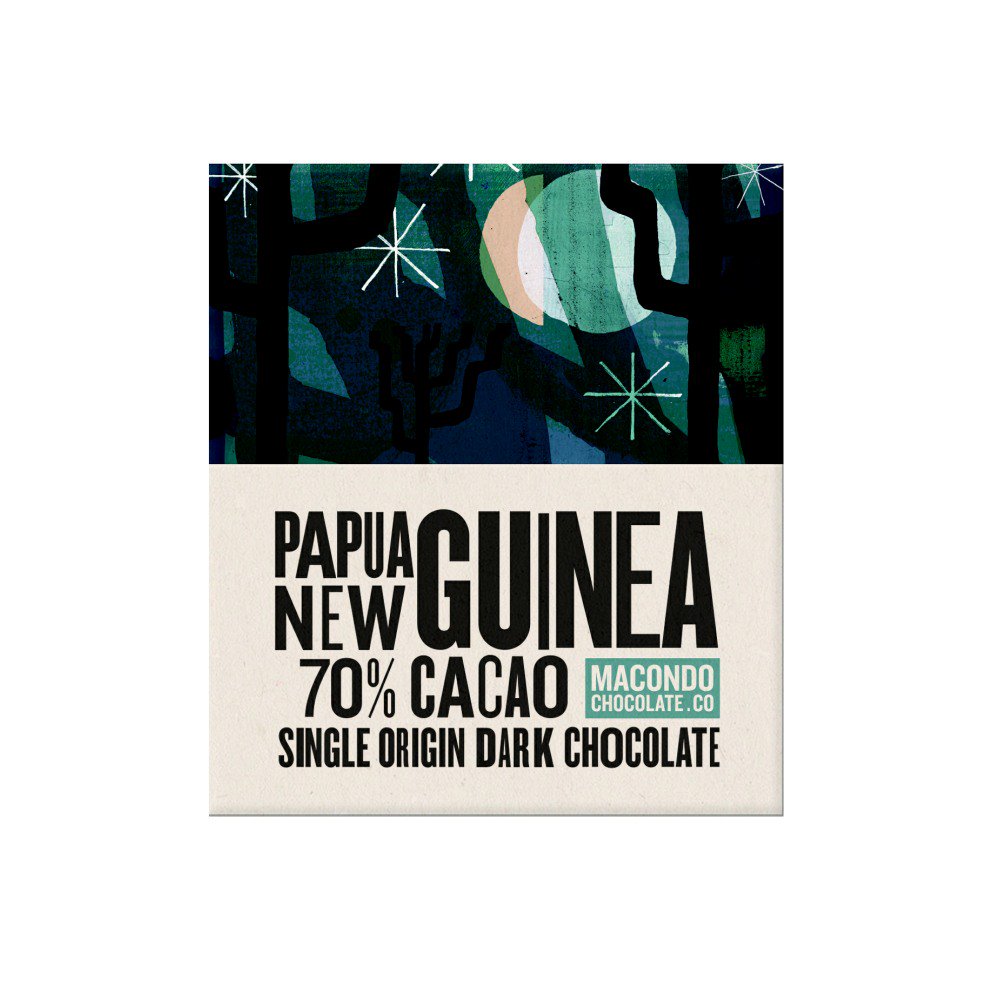 Kernow Papua New Guinea 70% Single Origin Chocolate (60g)