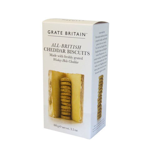 Grate Britain All British Cheddar Biscuits (100g)