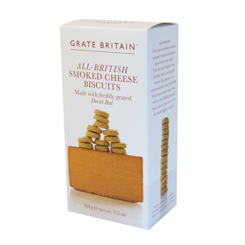 Grate Britain All British Smoked Cheese Biscuits (100g)