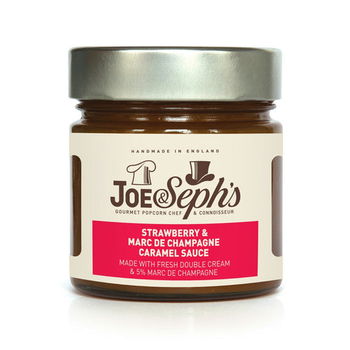 Joe & Seph's Strawberry & Marc de Champagne Caramel Sauce (230g)