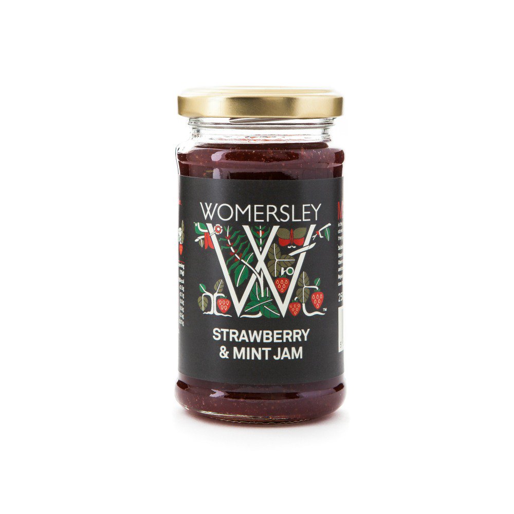 Womersley Strawberry & Mint Jam (250g)