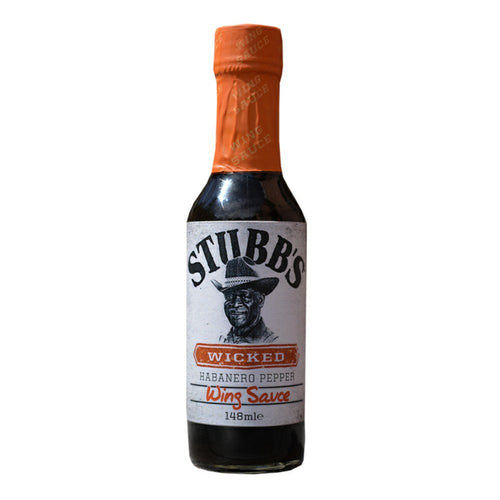 Stubbs Wicked Habanero Pepper Wing Sauce (148ml)