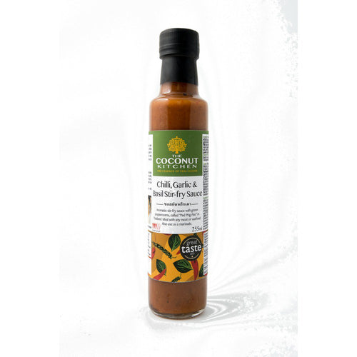 Coconut Kitchen Chilli Garlic & Basil Stir-Fry Sauce (255ml)