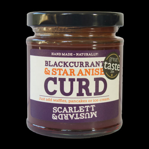 Scarlett & Mustard Blackcurrant & Star Anise Curd (200g)