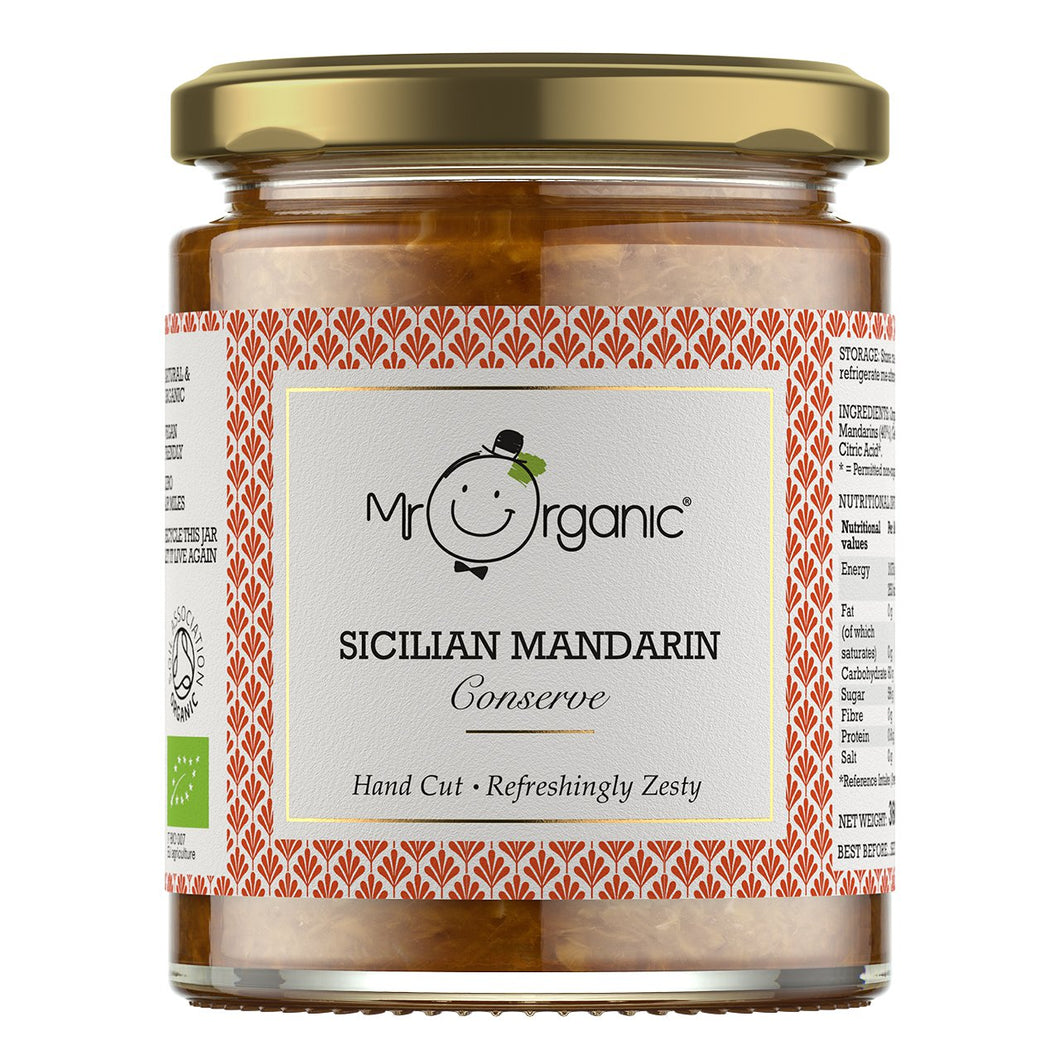 Mr Organic Sicilian Mandarin Conserve (360g)