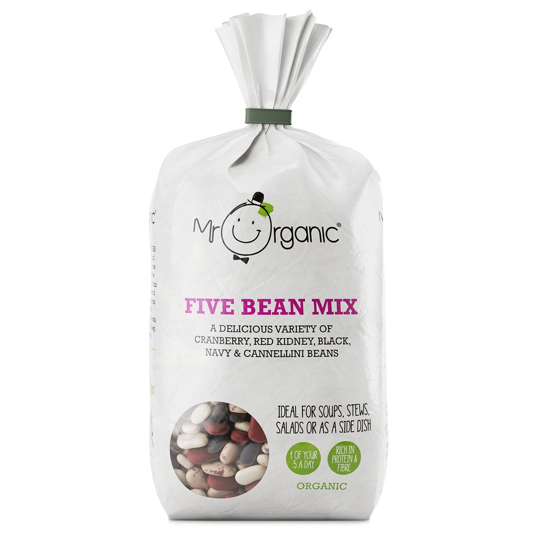 Mr Organic Dried Five Bean Mix (500g)