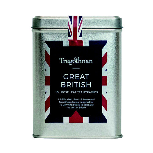 Tregothnan Great British Tea Tin (15 Leaf Pyramids)