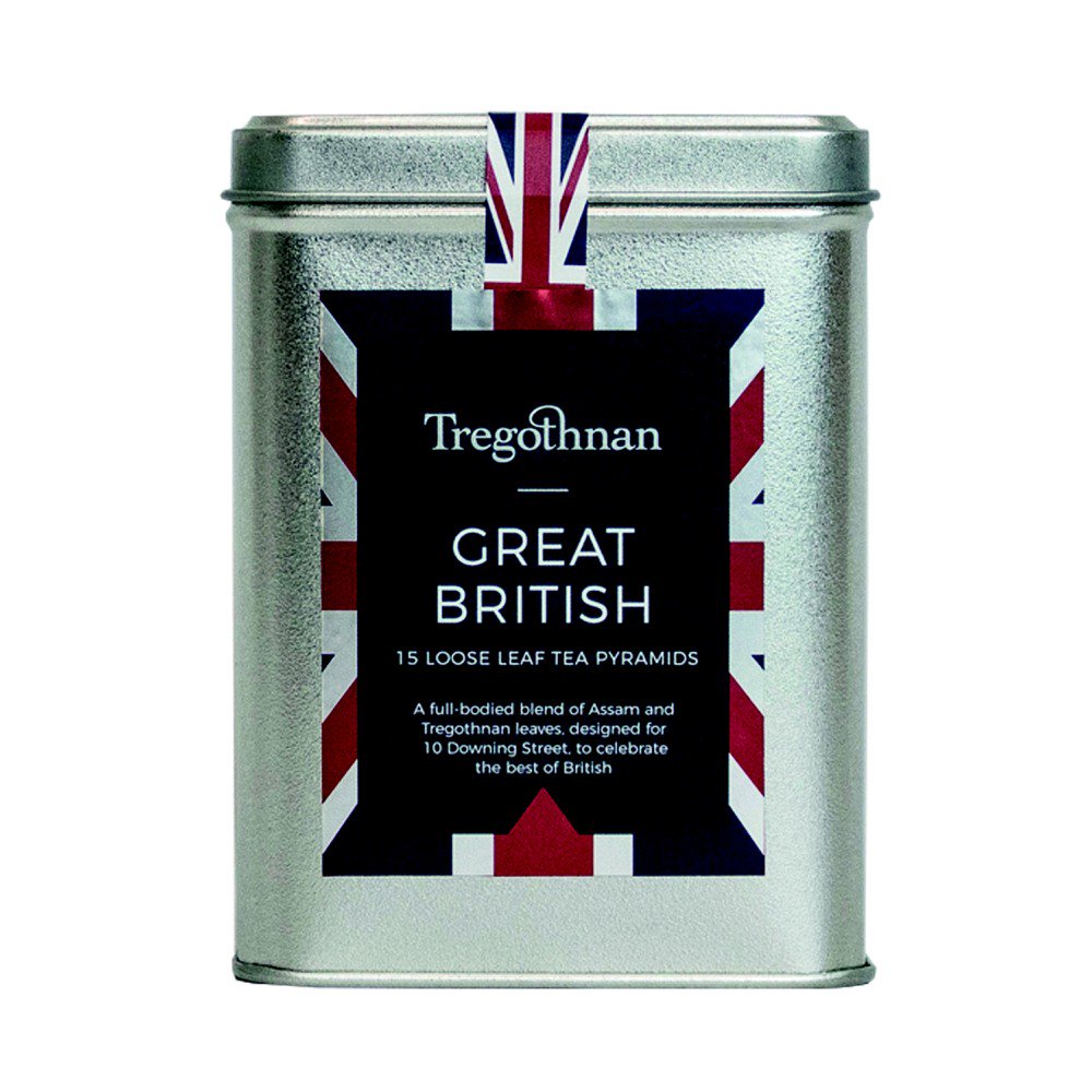 Tregothnan Great British Tea Tin (15 Leaf Pyramids)