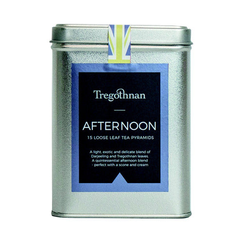 Tregothnan Afternoon Tea Tin (15 Leaf Pyramids)