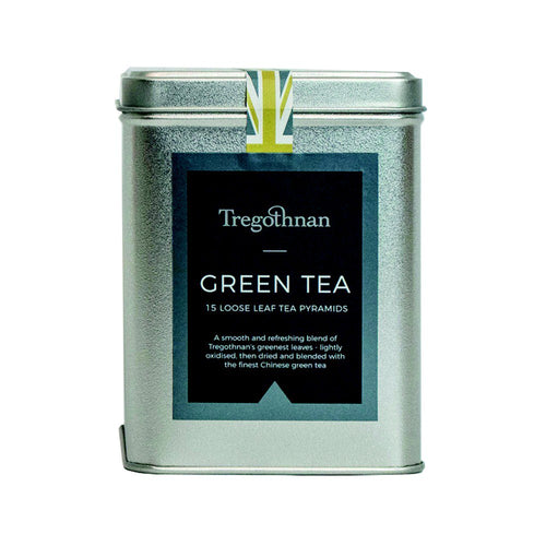 Tregothnan Green Tea Tin (15 Leaf Pyramids)