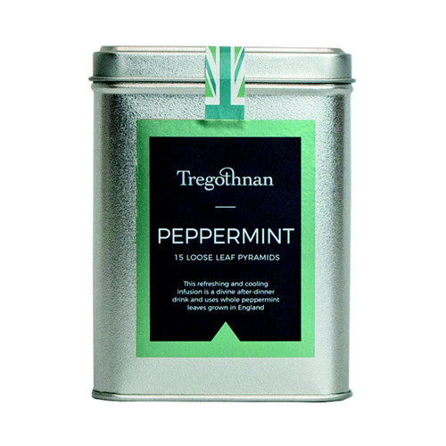 Tregothnan Peppermint Tin (15 Leaf Pyramids)