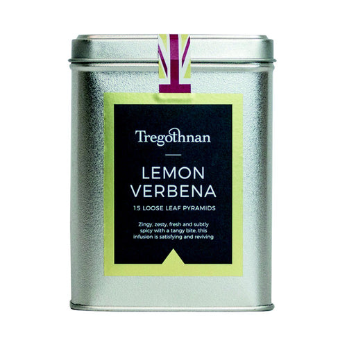 Tregothnan Lemon Verbena Tin (15 Leaf Pyramids)