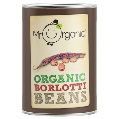 Mr Organic Borlotti Beans (400g)
