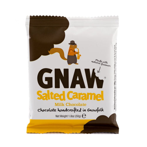 Gnaw Salted Caramel Mini Chocolate Bar (50g)