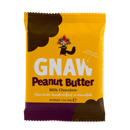 Gnaw Peanut Butter Mini Chocolate Bar (50g)