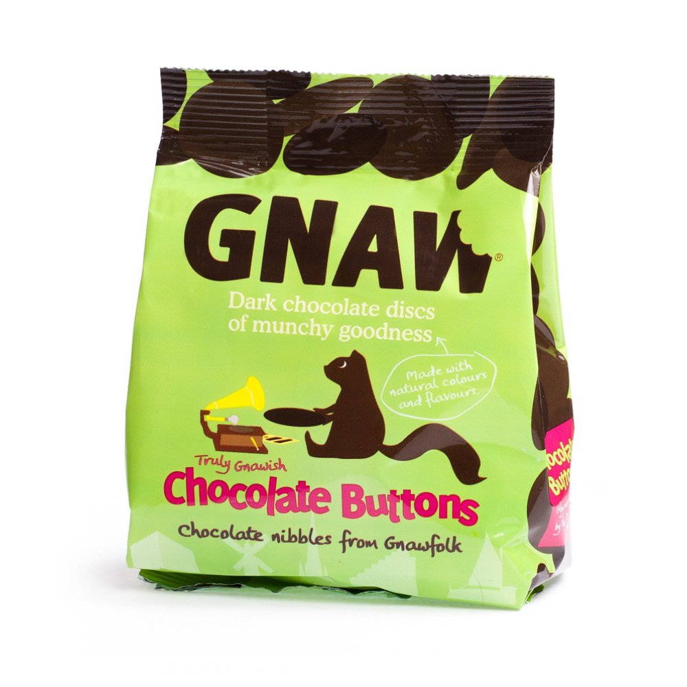 Gnaw Dark Chocolate Buttons (150g)