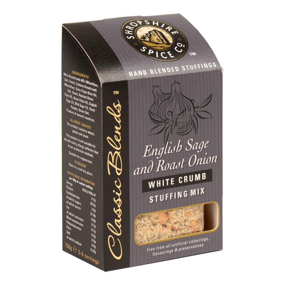 Shropshire Spice English Sage & Roast Onion Stuffing (150g)