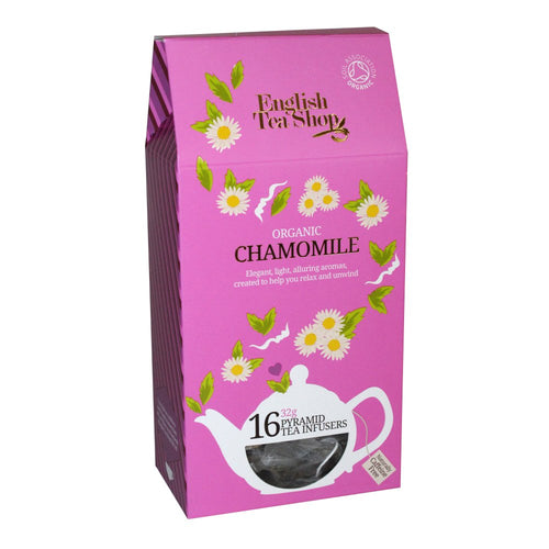 English Tea Shop Organic Chamomile (16 Pyramid Bags)